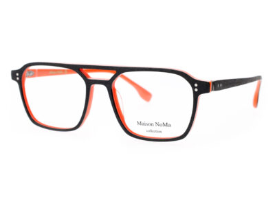 MN 5714 - C2 - Noir brossé & orange