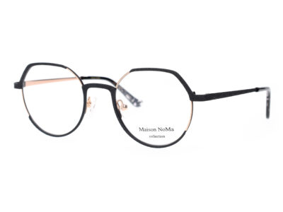 MN 7501 - C1 - Noir velours - Doré rose