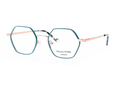 MN 7510 - C2 - Bleu paon - Doré rose