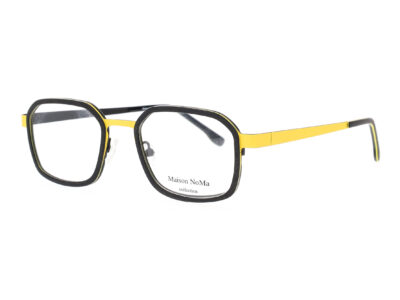 MN 6705 - C1 - Noir brossé - Jaune