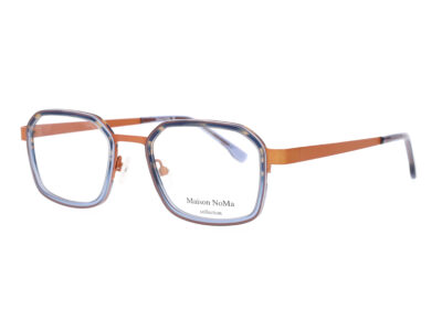 MN 6705 - C3 - Bleu nuancé cuivre - Orange cuivré