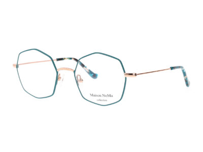 MN 7603 - C3 - Bleu paon - Doré rose